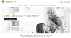 Desktop Screenshot of genevoisfinance.fr