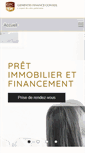 Mobile Screenshot of genevoisfinance.fr